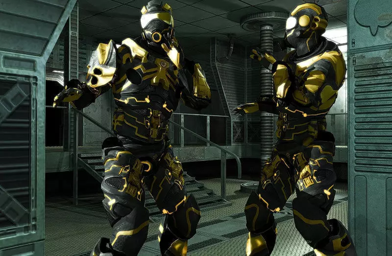 Tech Trooper Low-poly 3D model_2