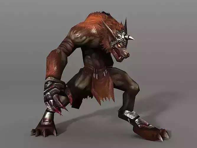 WereWolf with claws