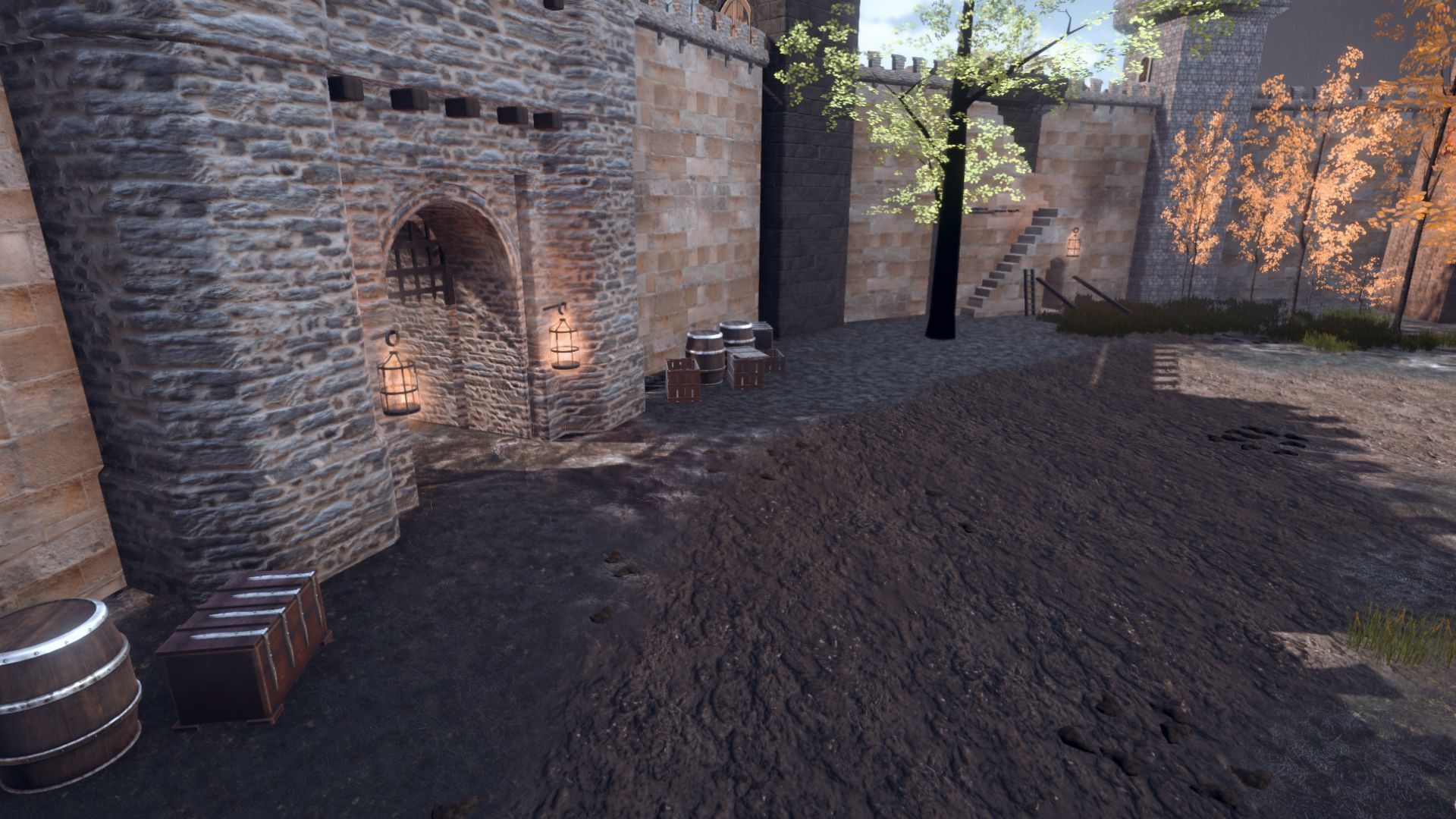 Walls and Towers Update Low-poly 3D model_14