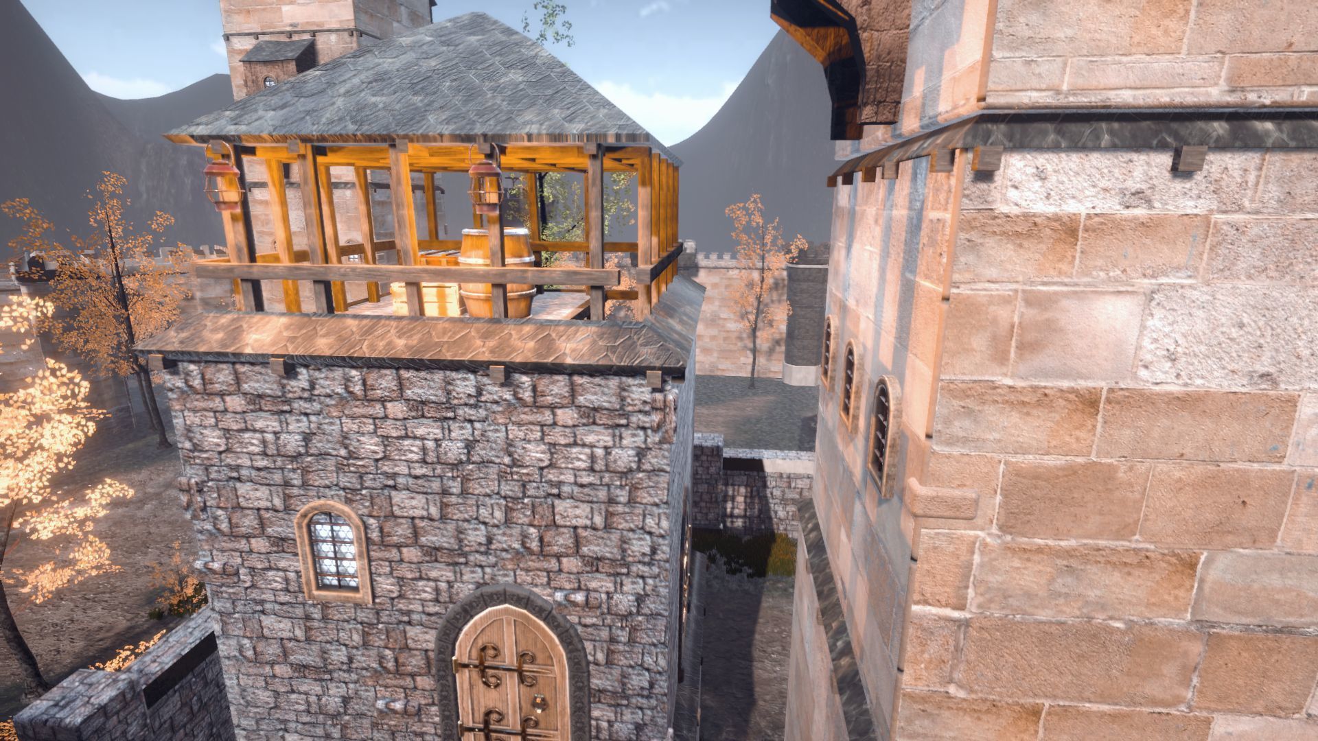 Walls and Towers Update Low-poly 3D model_18