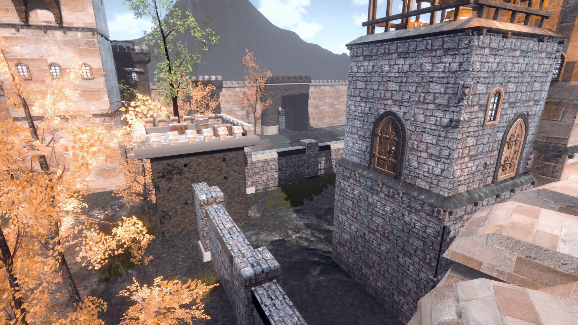 Walls and Towers Update Low-poly 3D model_15