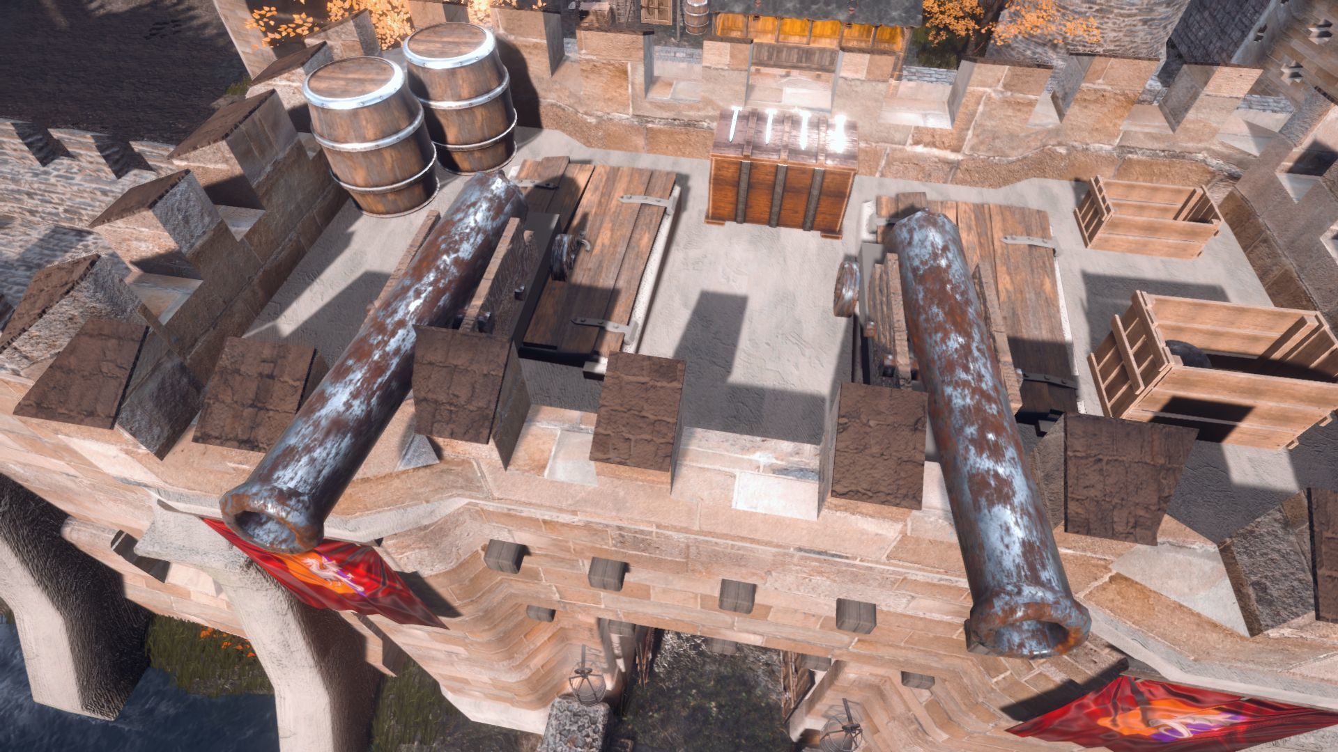 Walls and Towers Update Low-poly 3D model_10