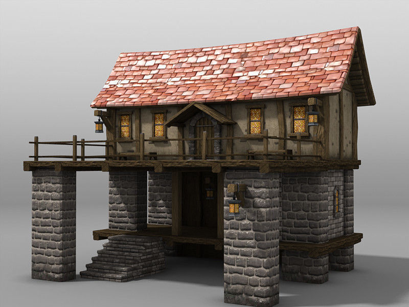 Adventure Village 2 Low-poly 3D model_15