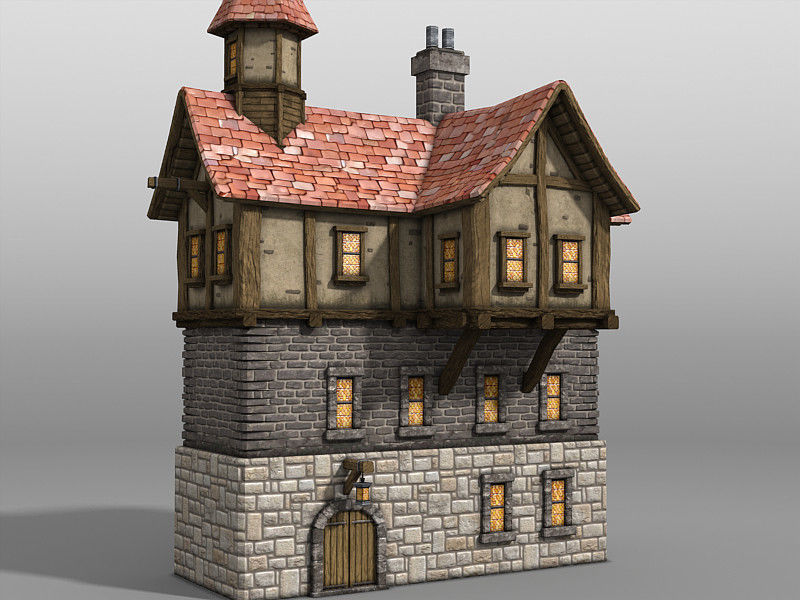 Adventure Village 2 Low-poly 3D model_19