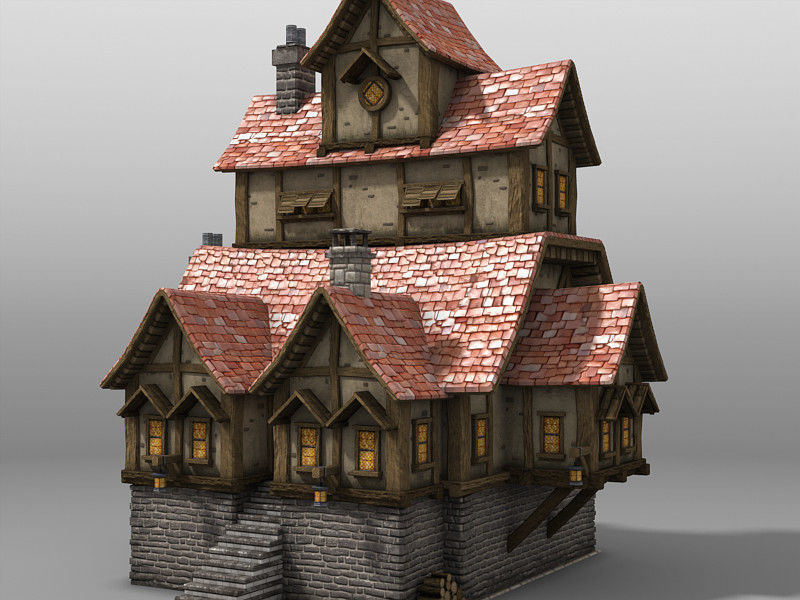 Adventure Village 2 Low-poly 3D model_17