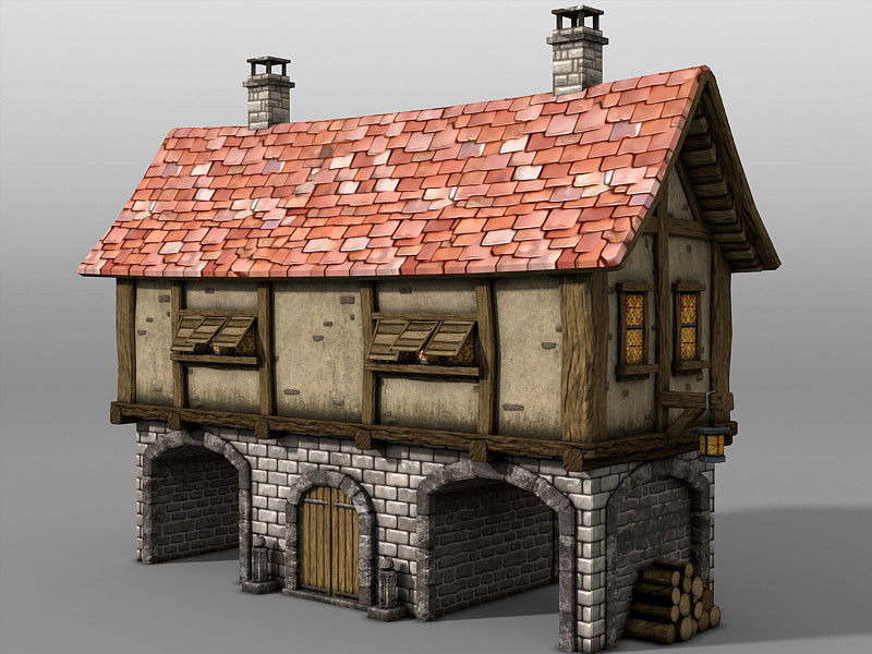 Adventure Village 2 Low-poly 3D model_21