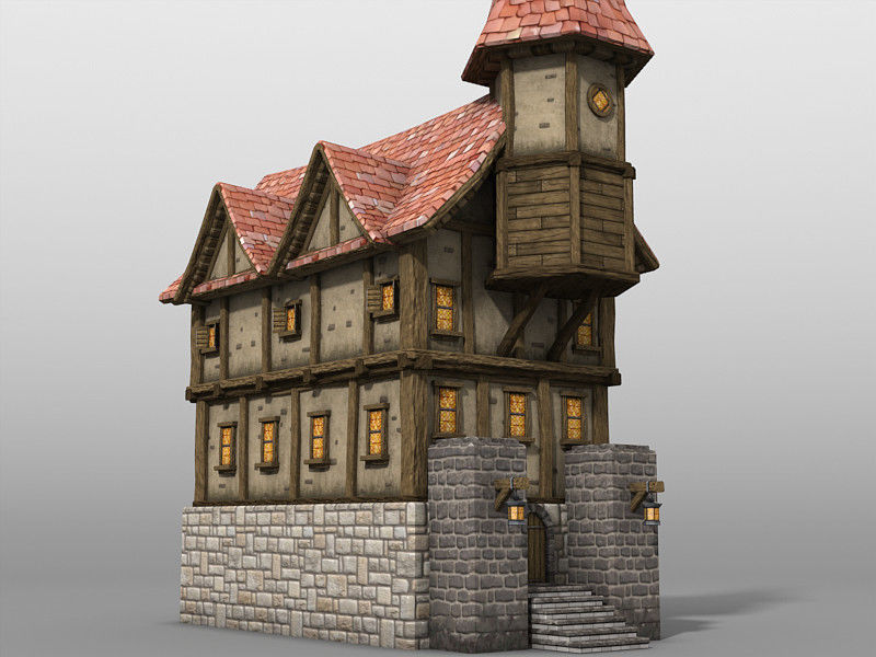 Adventure Village 2 Low-poly 3D model_22