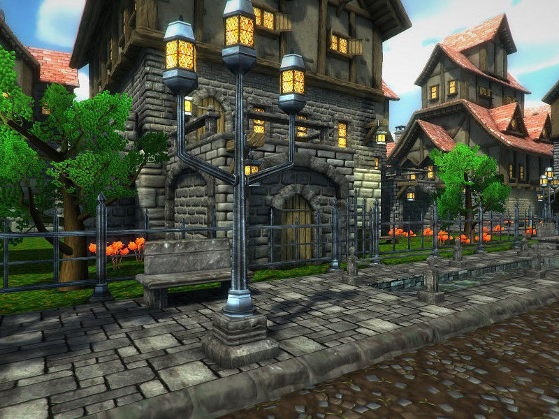 Adventure Village 2 Low-poly 3D model_4