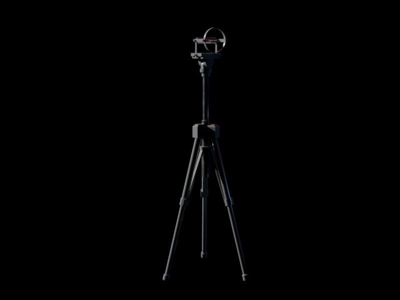 Virtual Studio Low-poly 3D model_8