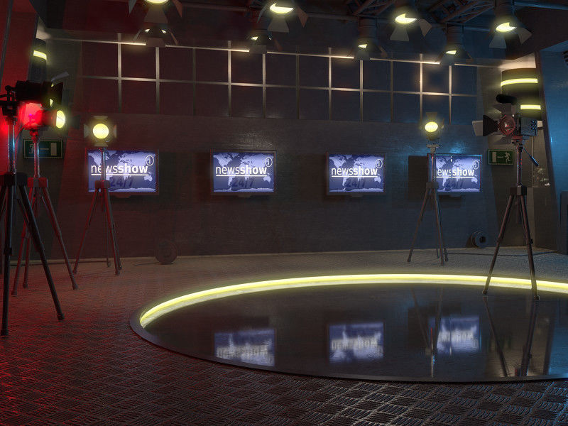 Virtual Studio Low-poly 3D model_10