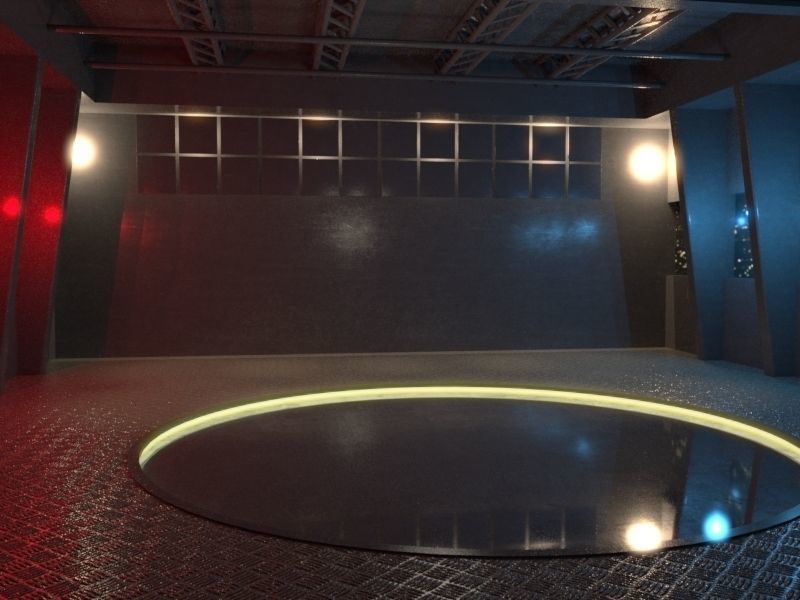 Virtual Studio Low-poly 3D model_2