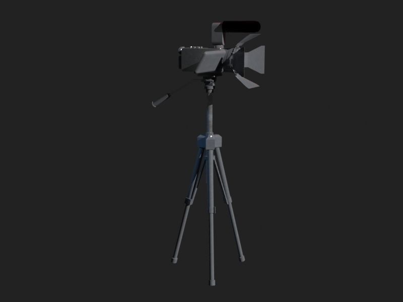 Virtual Studio Low-poly 3D model_6