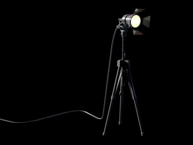 Virtual Studio Low-poly 3D model_16