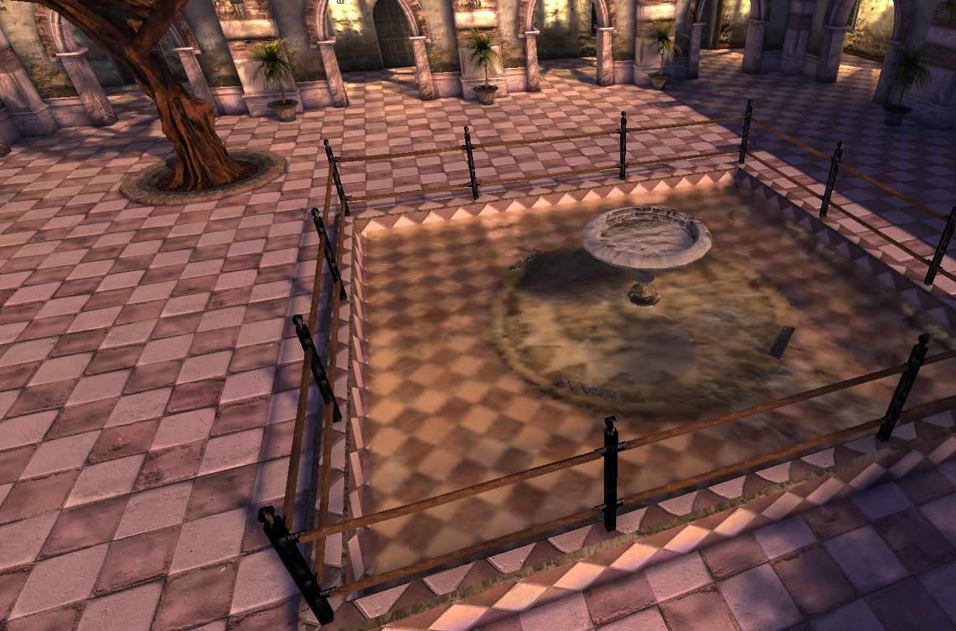 Villa Toscana Low-poly 3D model_1