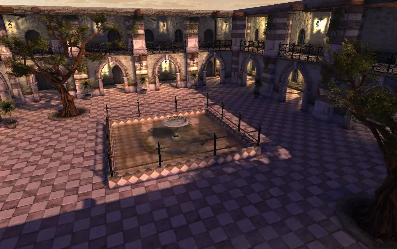 Villa Toscana Low-poly 3D model_0