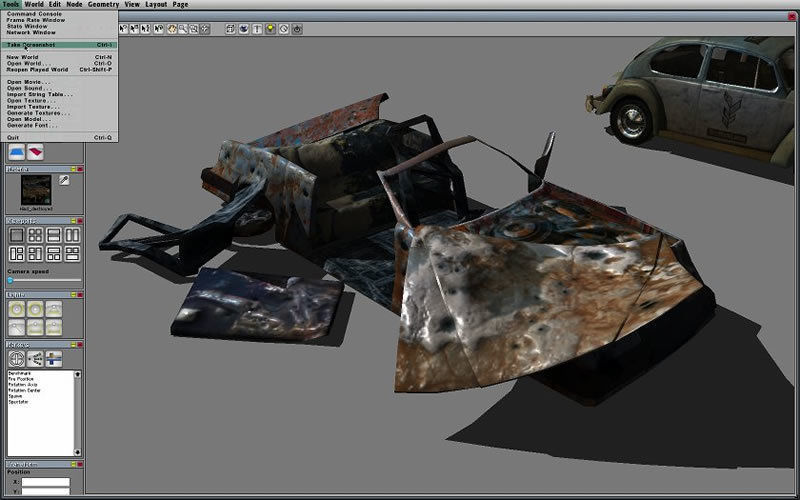 Vehicle Junkyard Low-poly 3D model_7