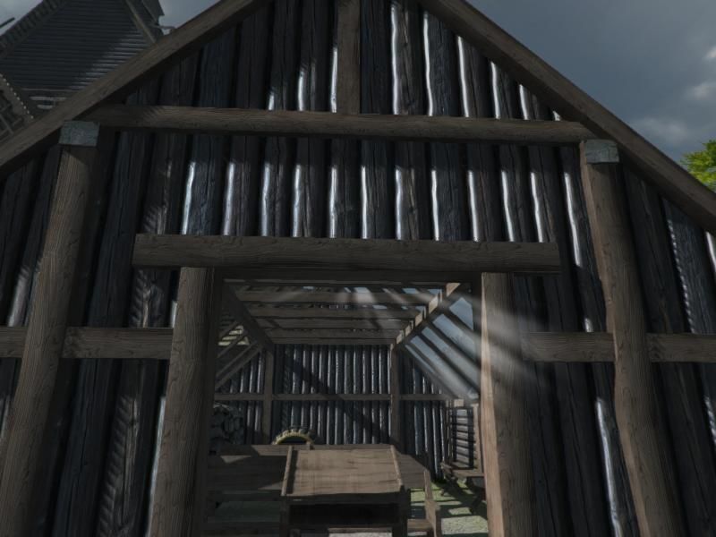 Viking Church Low-poly 3D model_11