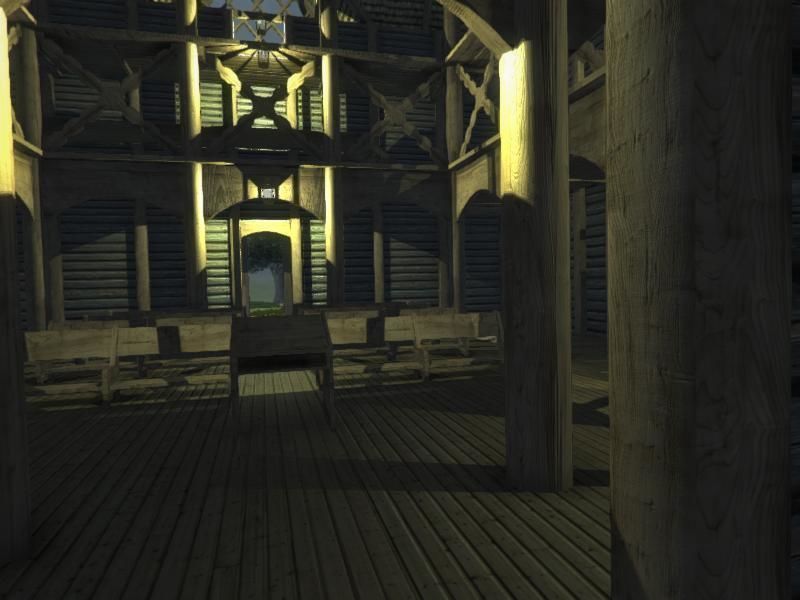 Viking Church Low-poly 3D model_17