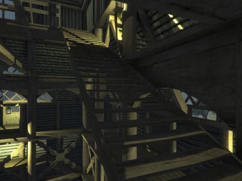 Viking Church Low-poly 3D model_2