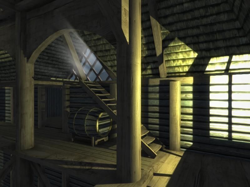 Viking Church Low-poly 3D model_15