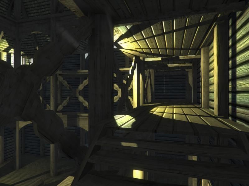 Viking Church Low-poly 3D model_5