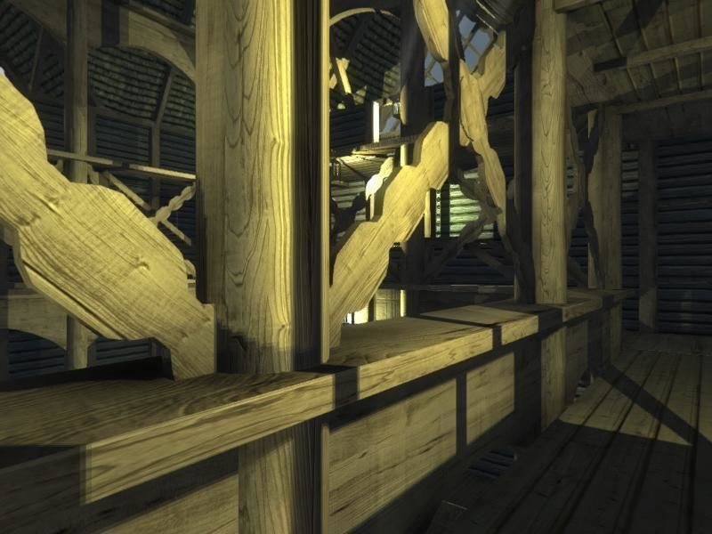 Viking Church Low-poly 3D model_10