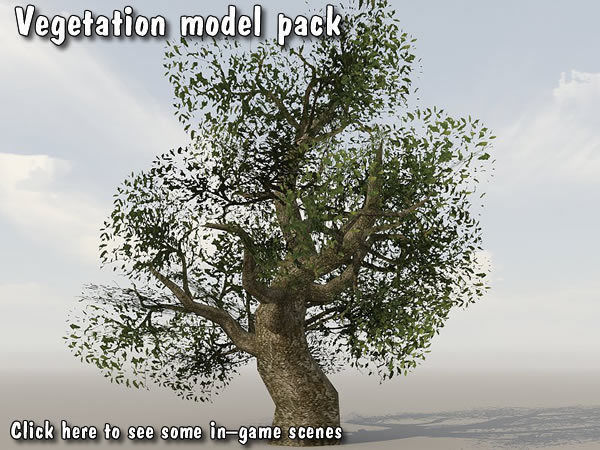 Vegetation Models Low-poly 3D model_17