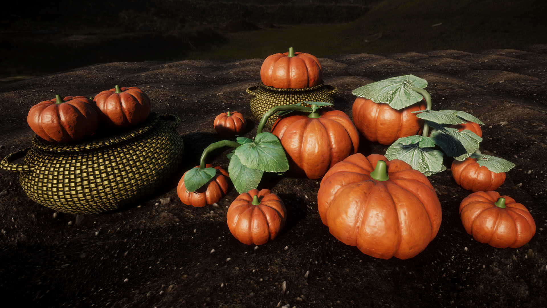 Vegetable Plants 2 Update Low-poly 3D model_2