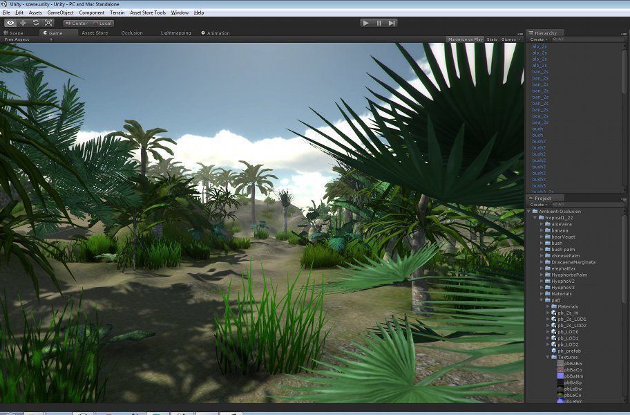 Tropical Models Low-poly 3D model_2