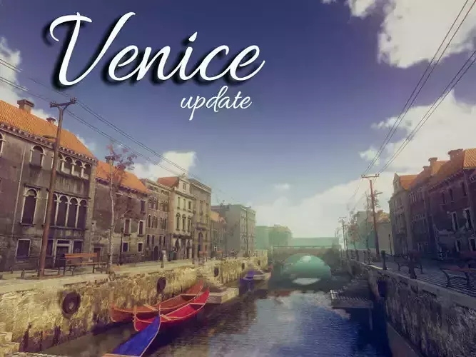 Venice Update Low-poly 3D model