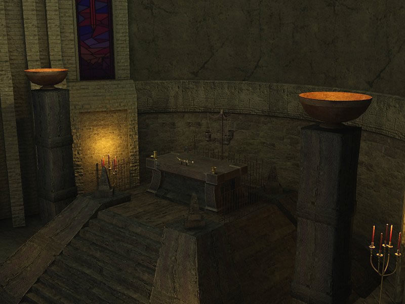 Temple CS Low-poly 3D model_6