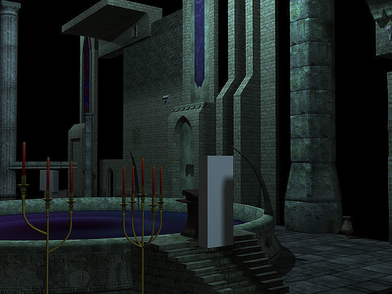 Temple CS Low-poly 3D model_4