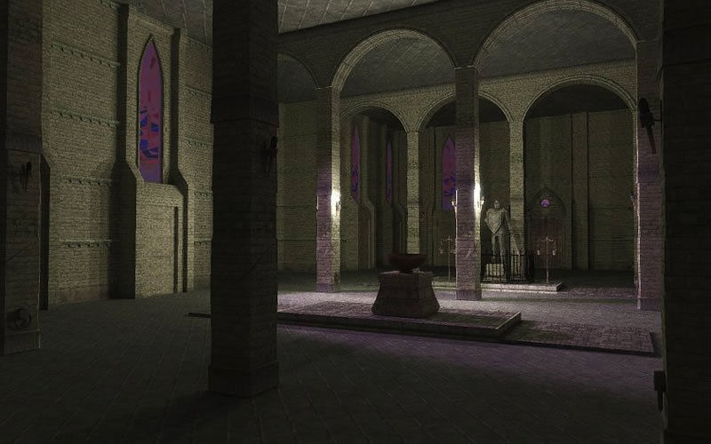 Temple CS Low-poly 3D model_1