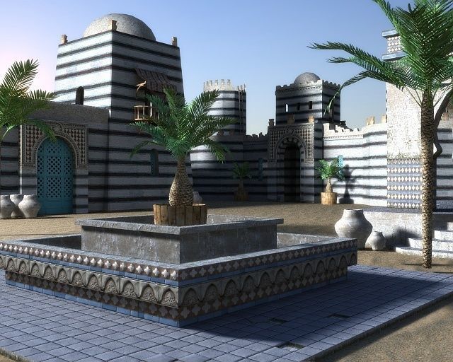 Sultan Palace Low-poly 3D model_2