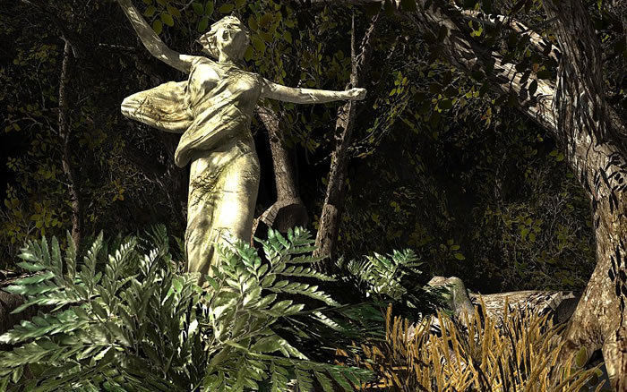 Statues Pack  Low-poly 3D model_6