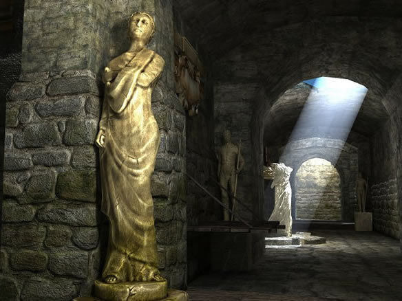 Statues Pack  Low-poly 3D model_13