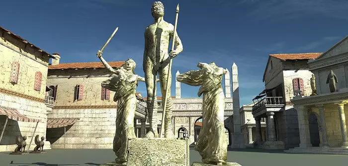 Statues Pack  Low-poly 3D model_0
