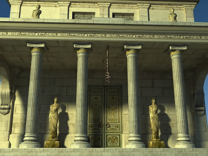 Statues Pack  Low-poly 3D model_15