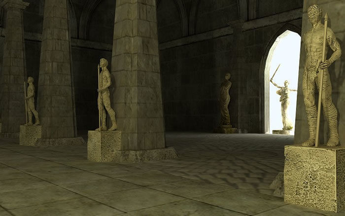 Statues Pack  Low-poly 3D model_9