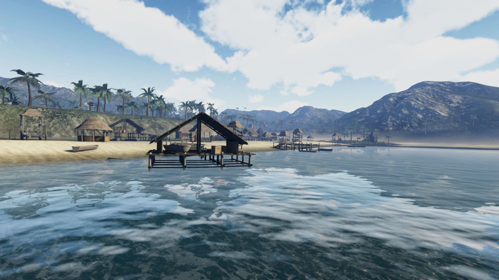 Tiki Island Updated Low-poly 3D model_2