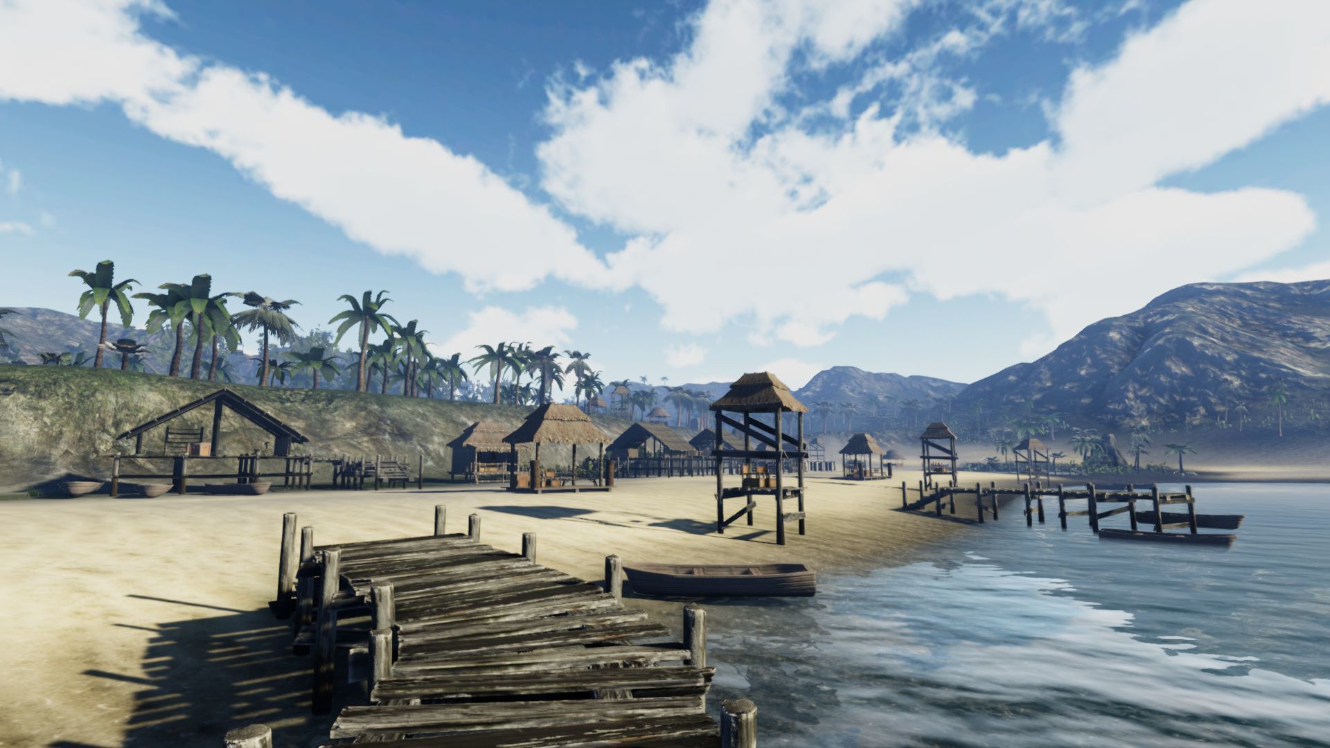 Tiki Island Updated Low-poly 3D model_4