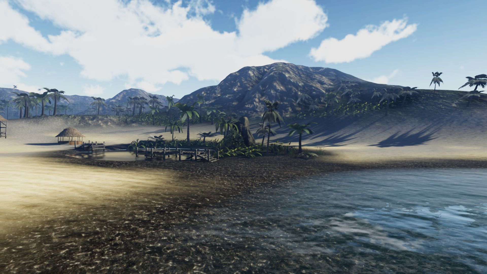 Tiki Island Updated Low-poly 3D model_9