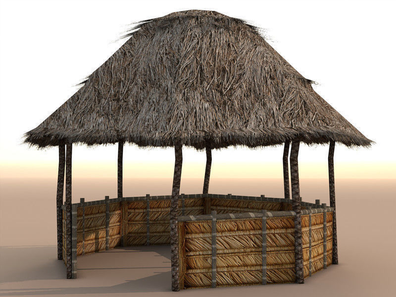 Tiki Island Updated Low-poly 3D model_30
