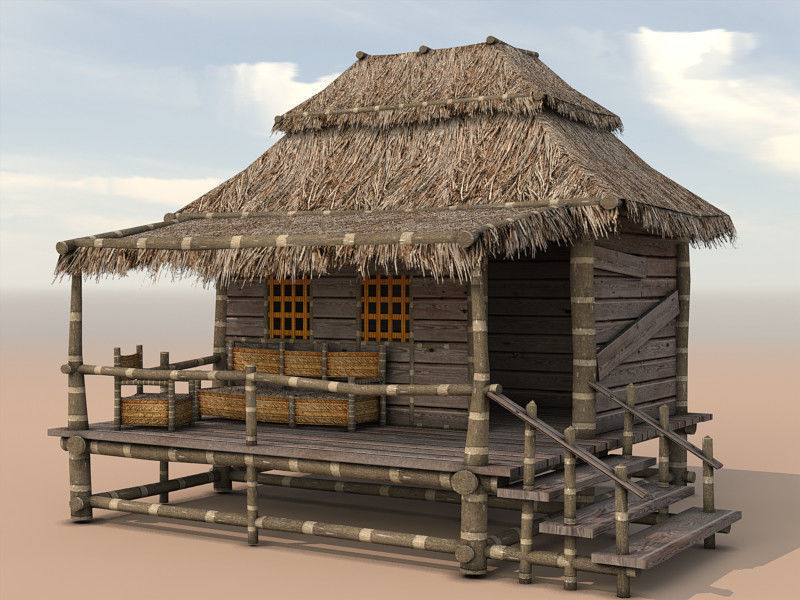 Tiki Island Updated Low-poly 3D model_35