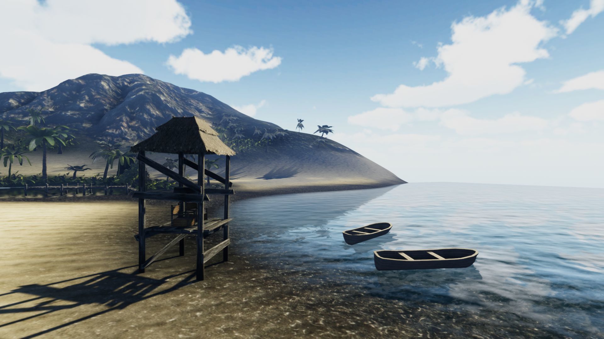 Tiki Island Updated Low-poly 3D model_8