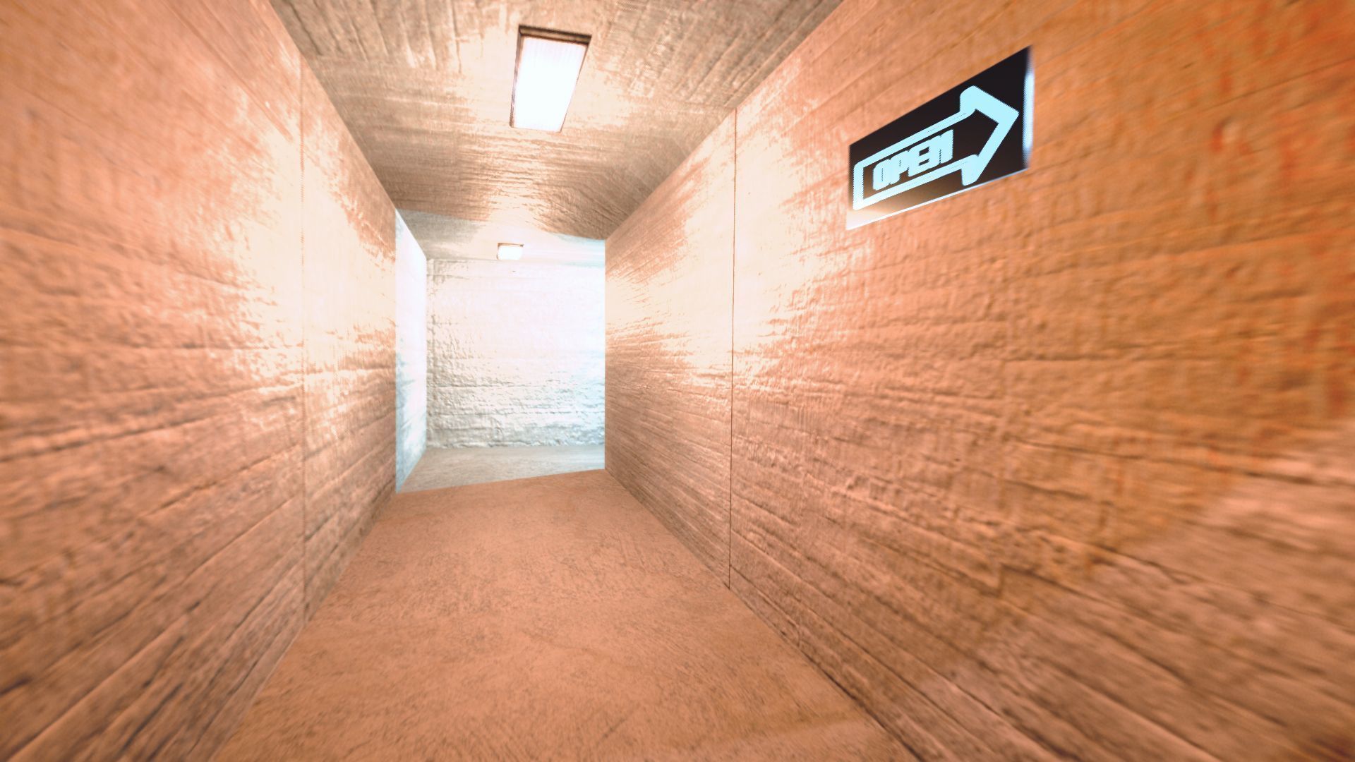 Subway station with trains on tracks Low-poly 3D model_10