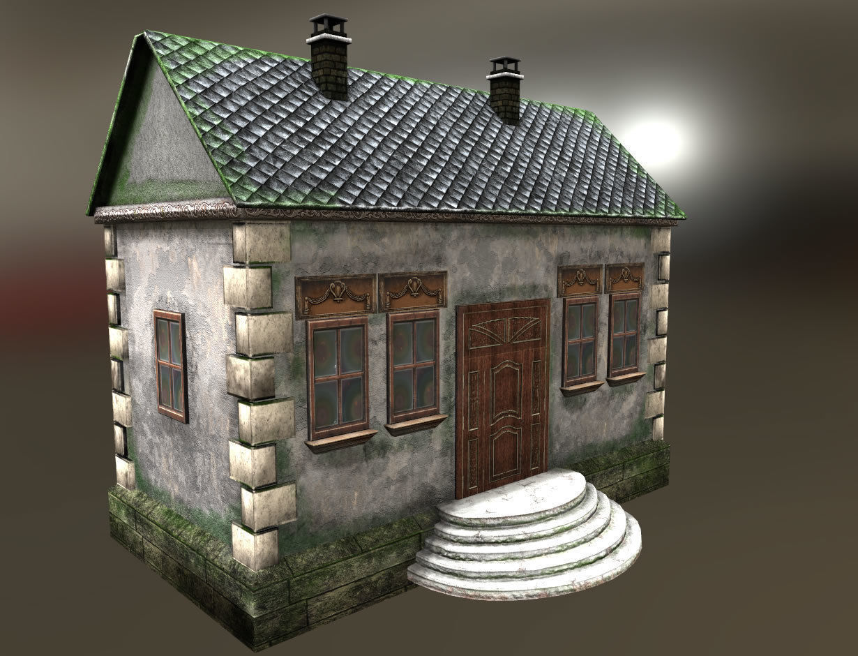 Small City 3 Low-poly 3D model_18