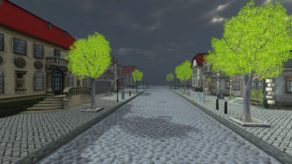 Small City 3 Low-poly 3D model_6