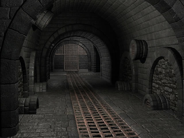 Sewer Set prison cell Low-poly 3D model_3