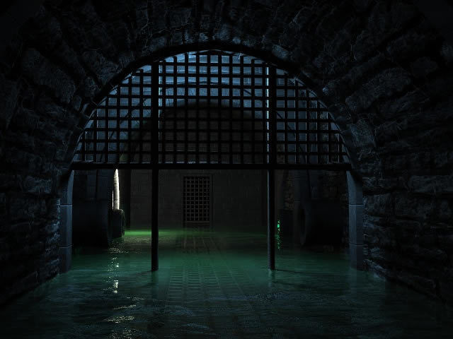 Sewer Set prison cell Low-poly 3D model_4